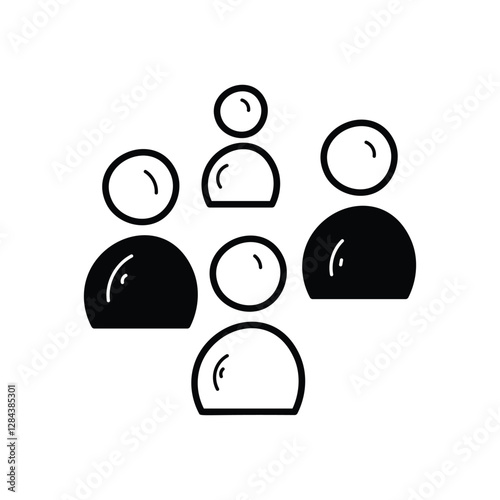 Ramadan gatherings Vector icon