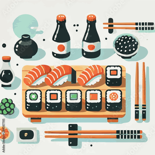 seafood, sushi, gourmet, fresh, delicious, rice, food, traditional, fish, japanese, cuisine, sashimi, maki, asian, tasty, culinary, healthy, salmon, roll, lunch, japan, seaweed, restaurant, dinner, as