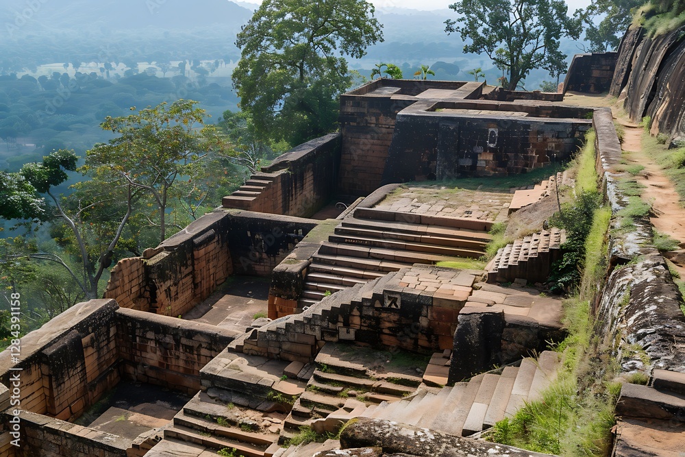 Aerial view of Sun Temple Aerial view of Sun Temple