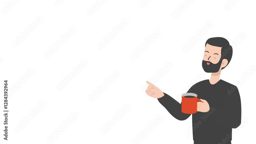 video man is standing and giving a lecture cartoon animation
video man is standing and giving a lecture cartoon animation