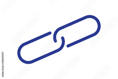 Link icon, attach link chain icon . internet url icon symbol . connection, attachment, connect, hyperlink icons button