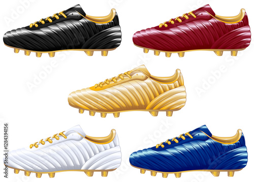 football boots vector
