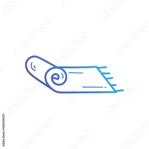 Prayer mat Vector icon