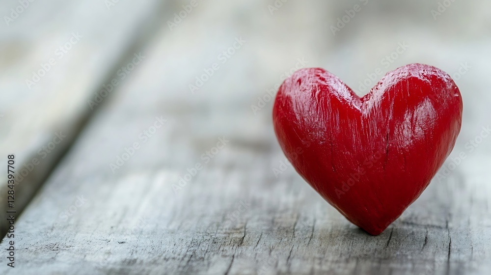 Charming wooden heart sculpture resting on rustic wood background symbolizing love and affection : Generative AI Charming wooden heart sculpture resting on rustic wood background symbolizing love and affection : Generative AI
