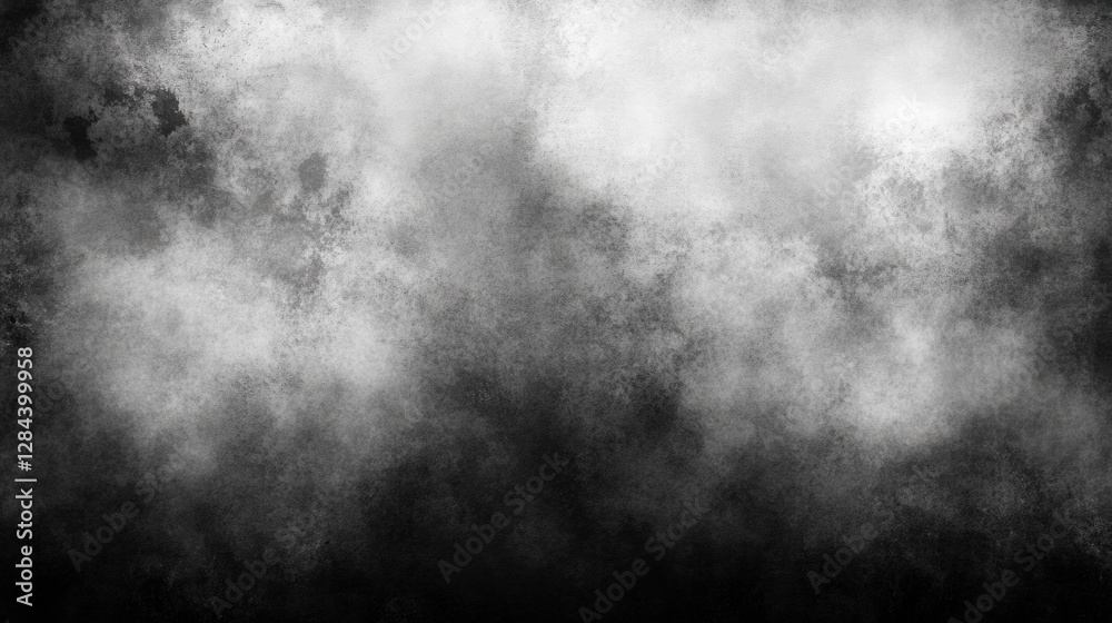 Abstract Monochrome Background with Dark and Light Texture Creating an Ethereal Atmosphere Abstract Monochrome Background with Dark and Light Texture Creating an Ethereal Atmosphere