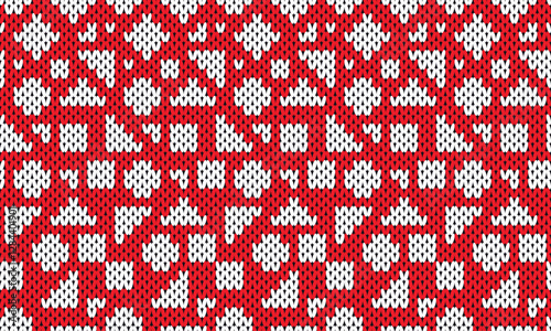 Seamless printable knitting patterns, wallpapers, ultra-high resolution raster illustrations, print-on-demand patterns