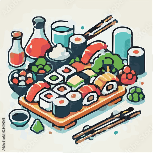 seafood, sushi, gourmet, fresh, delicious, rice, food, traditional, fish, japanese, cuisine, sashimi, maki, asian, tasty, culinary, healthy, salmon, roll, lunch, japan, seaweed, restaurant, dinner, as