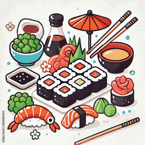 seafood, sushi, gourmet, fresh, delicious, rice, food, traditional, fish, japanese, cuisine, sashimi, maki, asian, tasty, culinary, healthy, salmon, roll, lunch, japan, seaweed, restaurant, dinner, as
