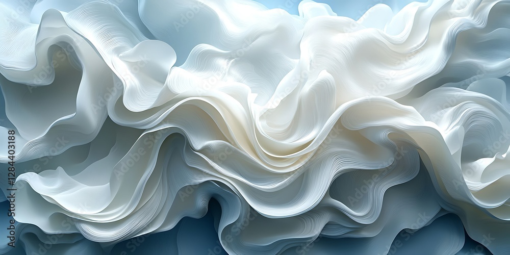 Obraz premium Abstract Flowing Fabric Texture (9)