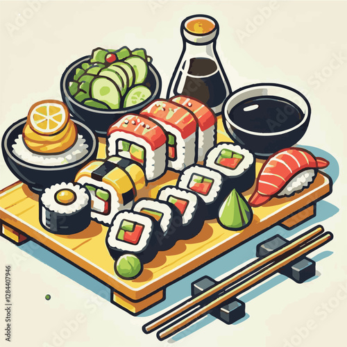 seafood, sushi, gourmet, fresh, delicious, rice, food, traditional, fish, japanese, cuisine, sashimi, maki, asian, tasty, culinary, healthy, salmon, roll, lunch, japan, seaweed, restaurant, dinner, as