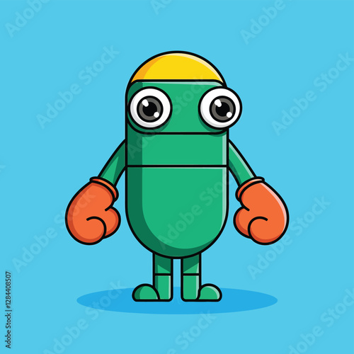 2d vector illustration for cartoon character design for kids and comic book stickers printing and cartoon movie 
