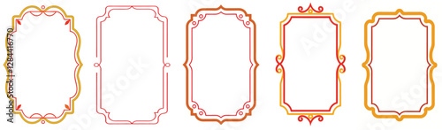 Photo frame boeder vector illustratopm design