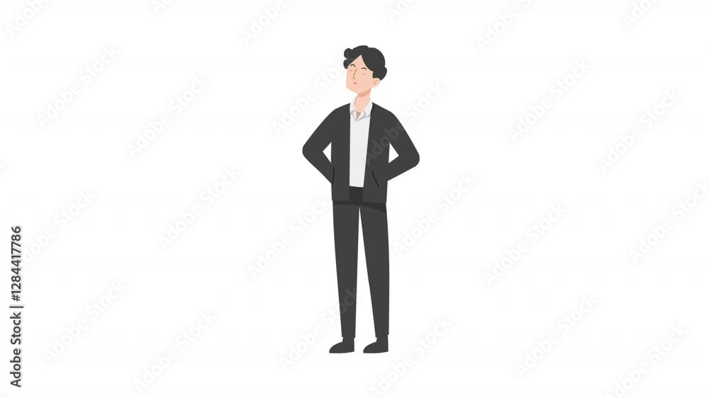 video man standing stressed cartoon animation
video man standing stressed cartoon animation