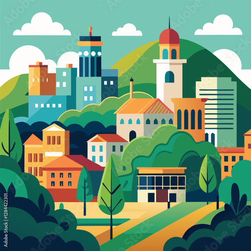 Cityscape Urban Building Skyline