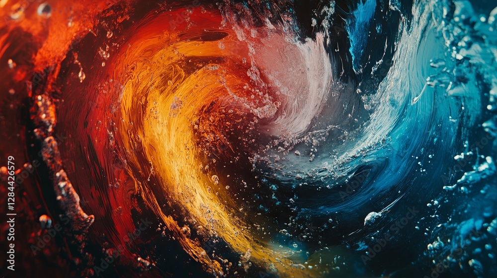 custom made wallpaper toronto digitalFuturistic digital background with colorful vortex