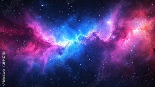 Wallpaper Mural Colorful nebulae swirling in deep space Torontodigital.ca