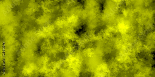 Abstract Green Smoke Texture Background with Dark Cloud Effect