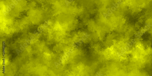 Abstract Green Smoke Texture Background with Dark Cloud Effect