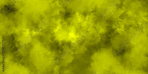 Abstract Green Smoke Texture Background with Dark Cloud Effect
