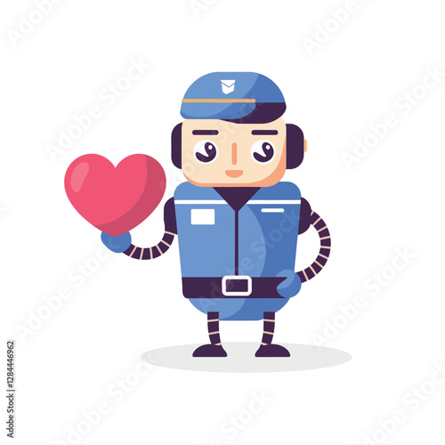 2d vector illustration for cartoon character design for kids and comic book stickers printing and cartoon movie 
