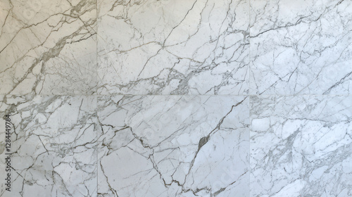 Luxurious white marble texture with soft gray veins