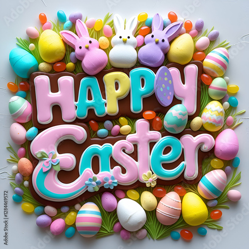 Happy easter card