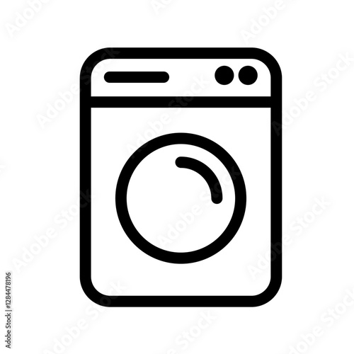 washing machine - vector icon