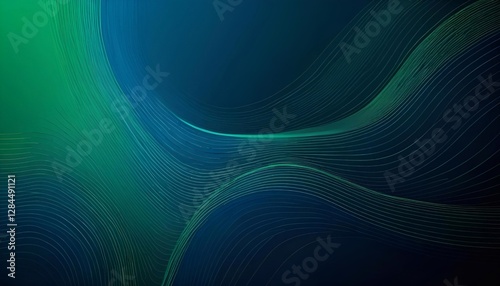 Abstract blue green background image, texture banner