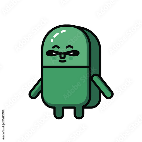 2d vector illustration for cartoon character design for kids and comic book stickers printing and cartoon movie 
