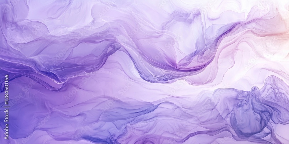 Obraz premium Abstract purple and white background with fluid shapes, liquid abstract wallpaper