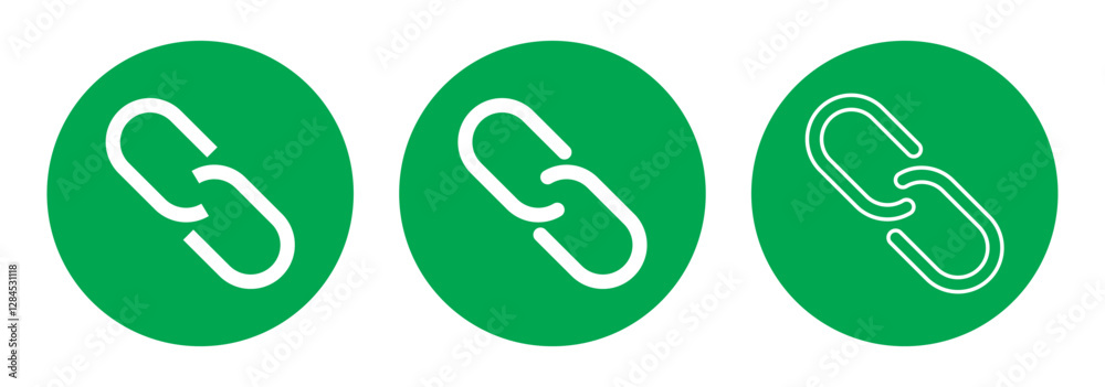 Chain, link icon vector isolated on circle background
Chain, link icon vector isolated on circle background