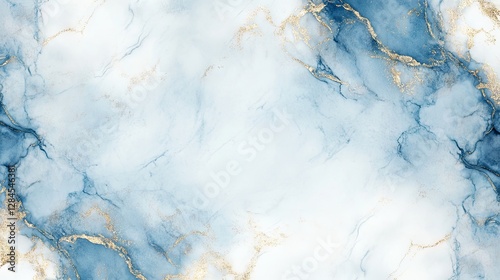 Premium blue marble background with gold metallic streaks