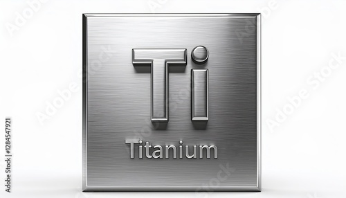 Ti - Titanium, Periodic table element