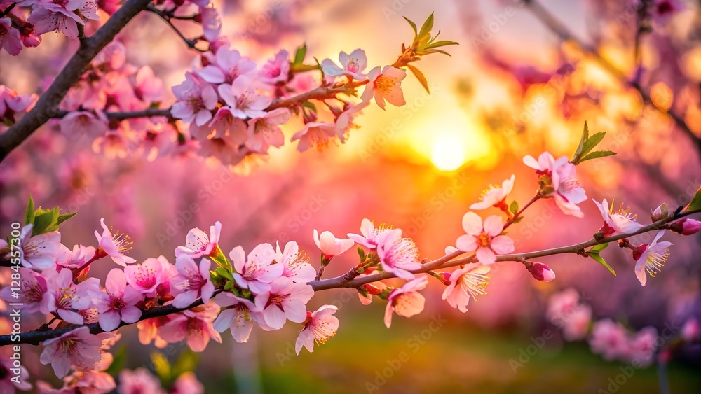Fototapeta premium pink cherry blossom in spring