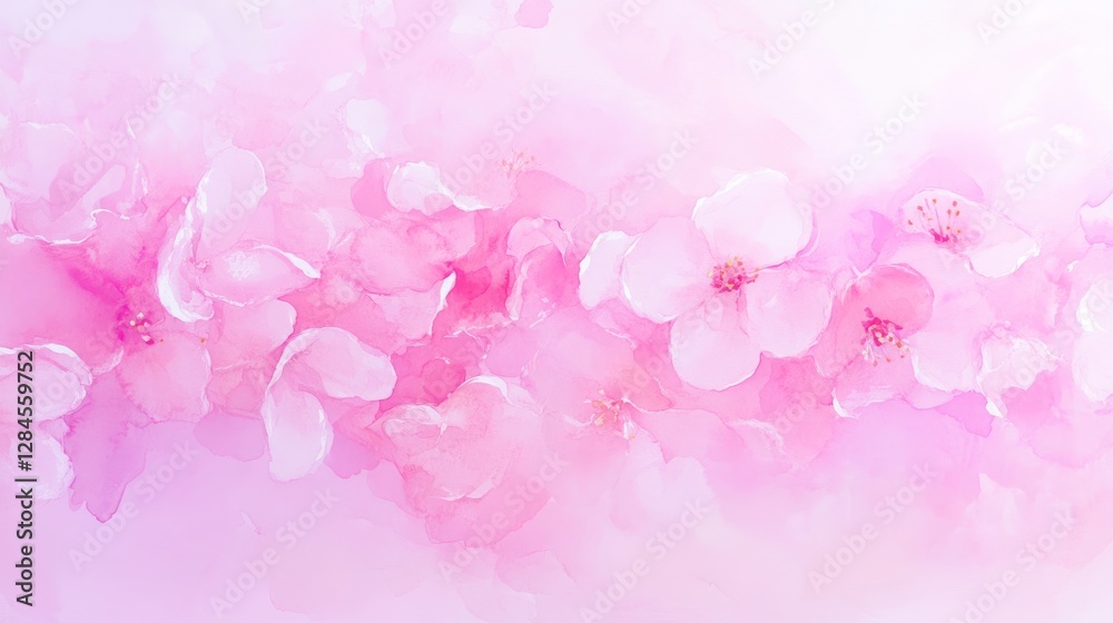 Delicate cherry blossom branches in soft pink hues create a fresh and ethereal spring atmosphere, hand-drawn with poetic precision Delicate cherry blossom branches in soft pink hues create a fresh and ethereal spring atmosphere, hand-drawn with poetic precision