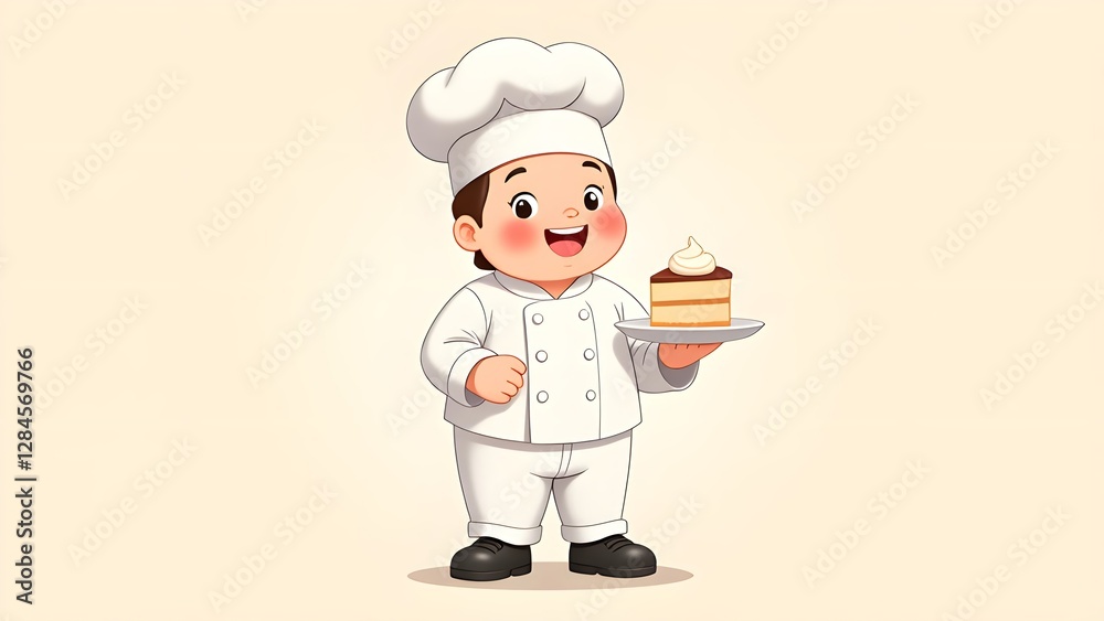 Sweet baking by cute little chef Sweet baking by cute little chef