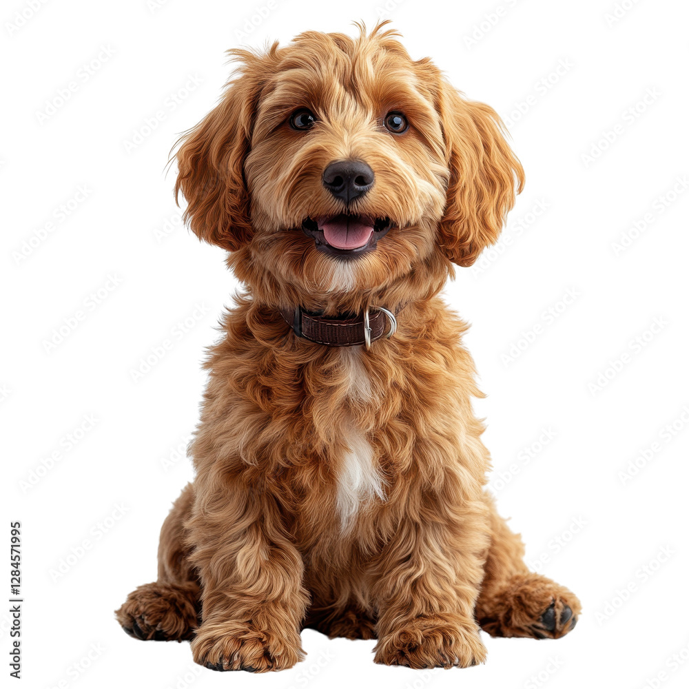golden doodle dog isolated png on white transparent background golden doodle dog isolated png on white transparent background