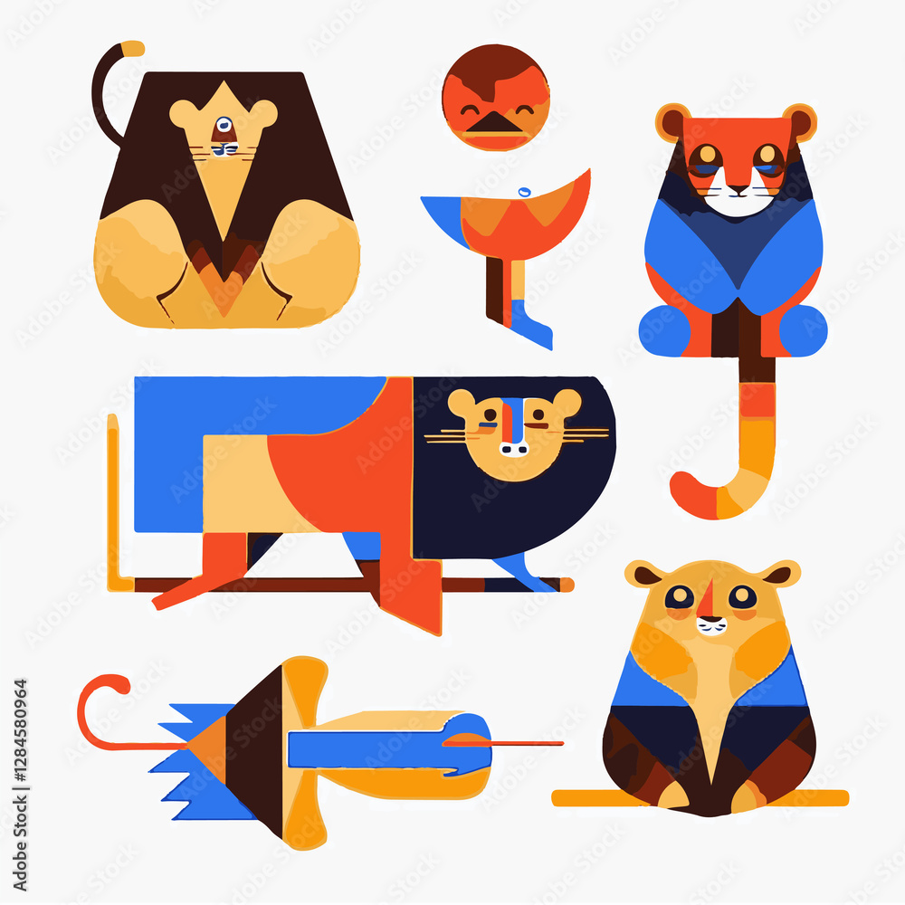 Obraz premium cute cartoon illustration vector art