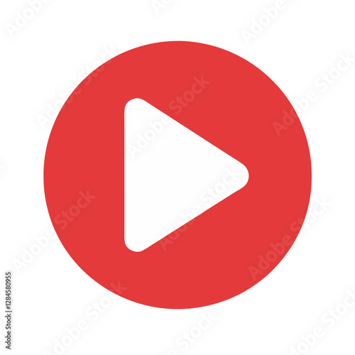 Play Button Educational Videos Icon Set Vector Art Illustration for Learning and Media