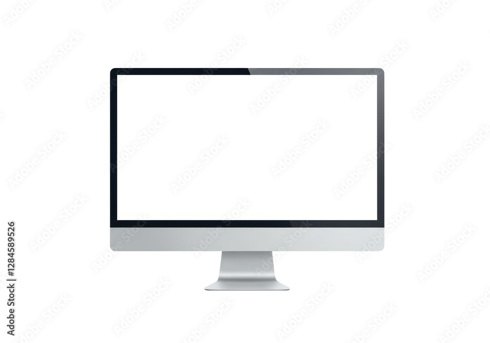 Isolated Computer Screen Isolated Computer Screen
