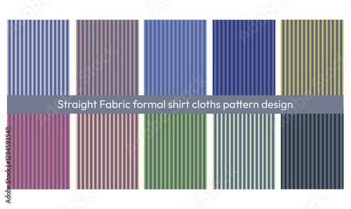 Straight fabric formal shirt cloths pattern design