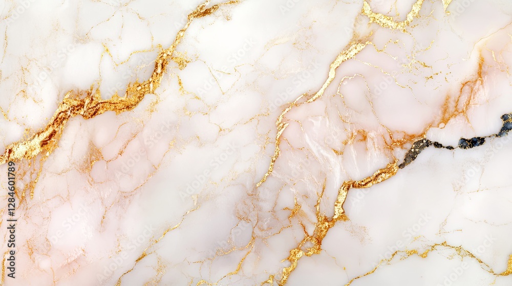 Abstract black marble texture with gold and white ink design Abstract black marble texture with gold and white ink design