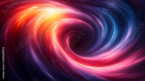 Vibrant Abstract Swirl Symbolizing Movement and Dynamism for Modern Branding – Generative AI