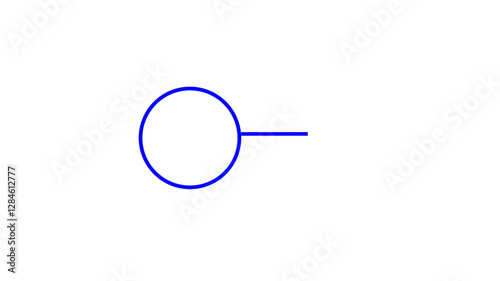 Search bar icon blue color