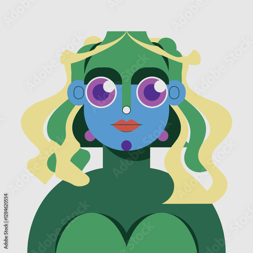 2d vector illustration for cartoon character design for kids and comic book stickers printing and cartoon movie 
