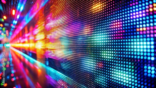 Wallpaper Mural abstract background with colorful lights Torontodigital.ca