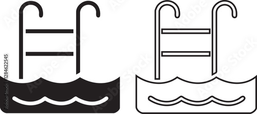 Swimming pool icon.