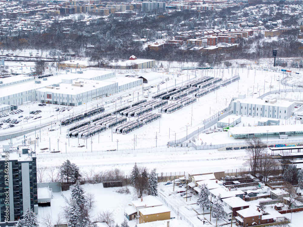 Obraz premium York after Snow Storm