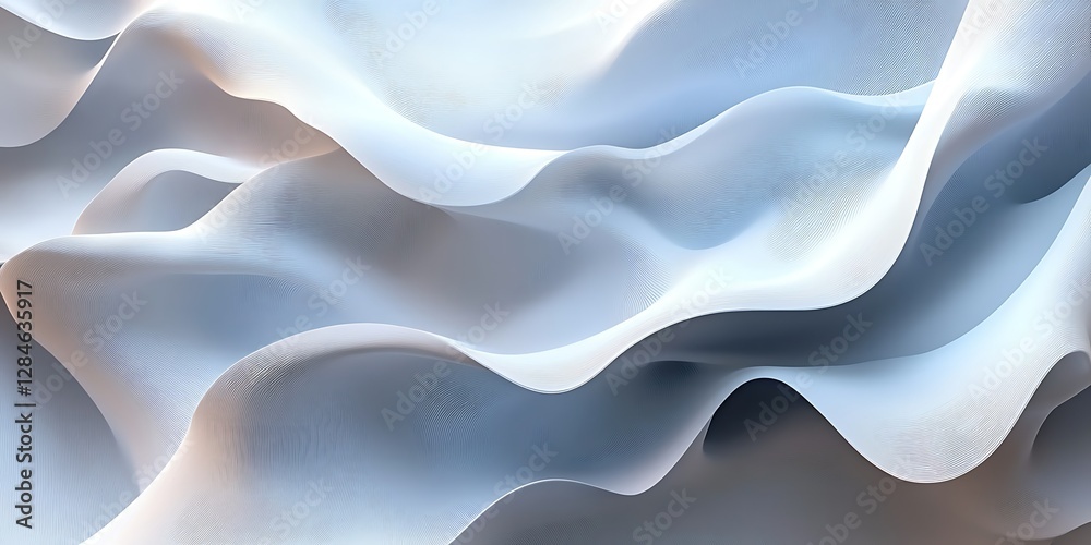 Fototapeta premium Abstract Wavy Fabric Texture
