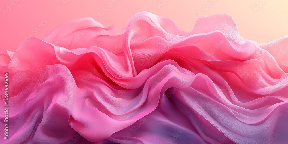 Obraz premium Abstract Flowing Fabric (35)